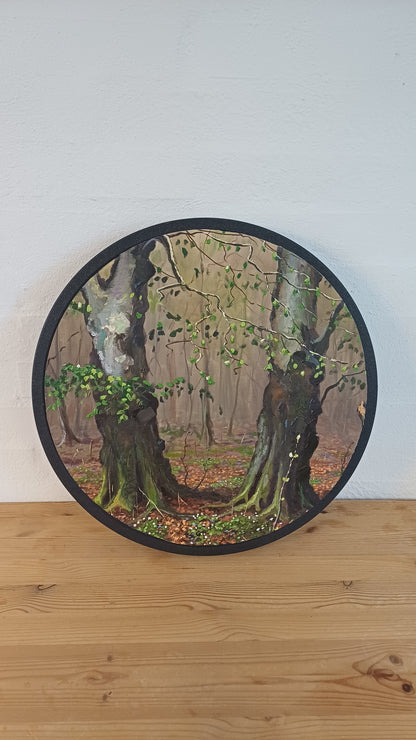 Smukt maleri - Skovens dybe stille ro