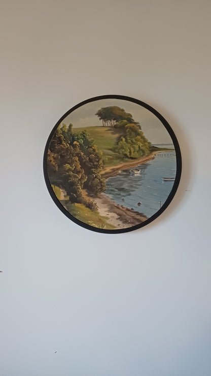Smukt maleri - Ved kysten