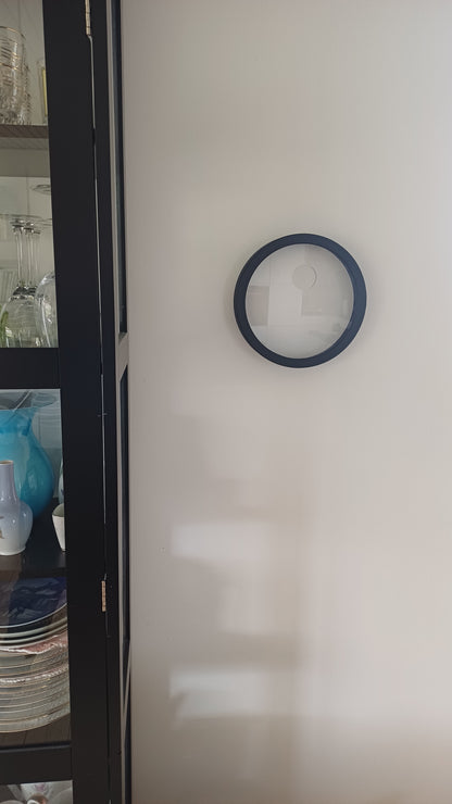 Rund DIY-ramme med plexiplade – 3D-printet, Ø 25 cm