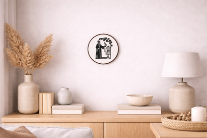 Nattergalen - broderet eventyr til væggen