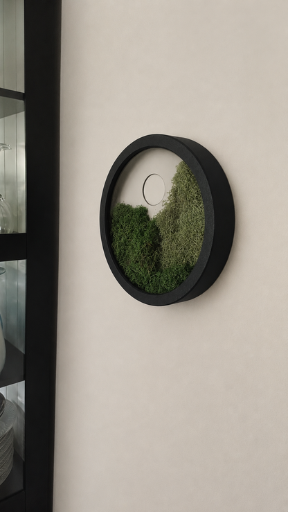 Rund DIY-ramme med plexiplade – 3D-printet, Ø 25 cm
