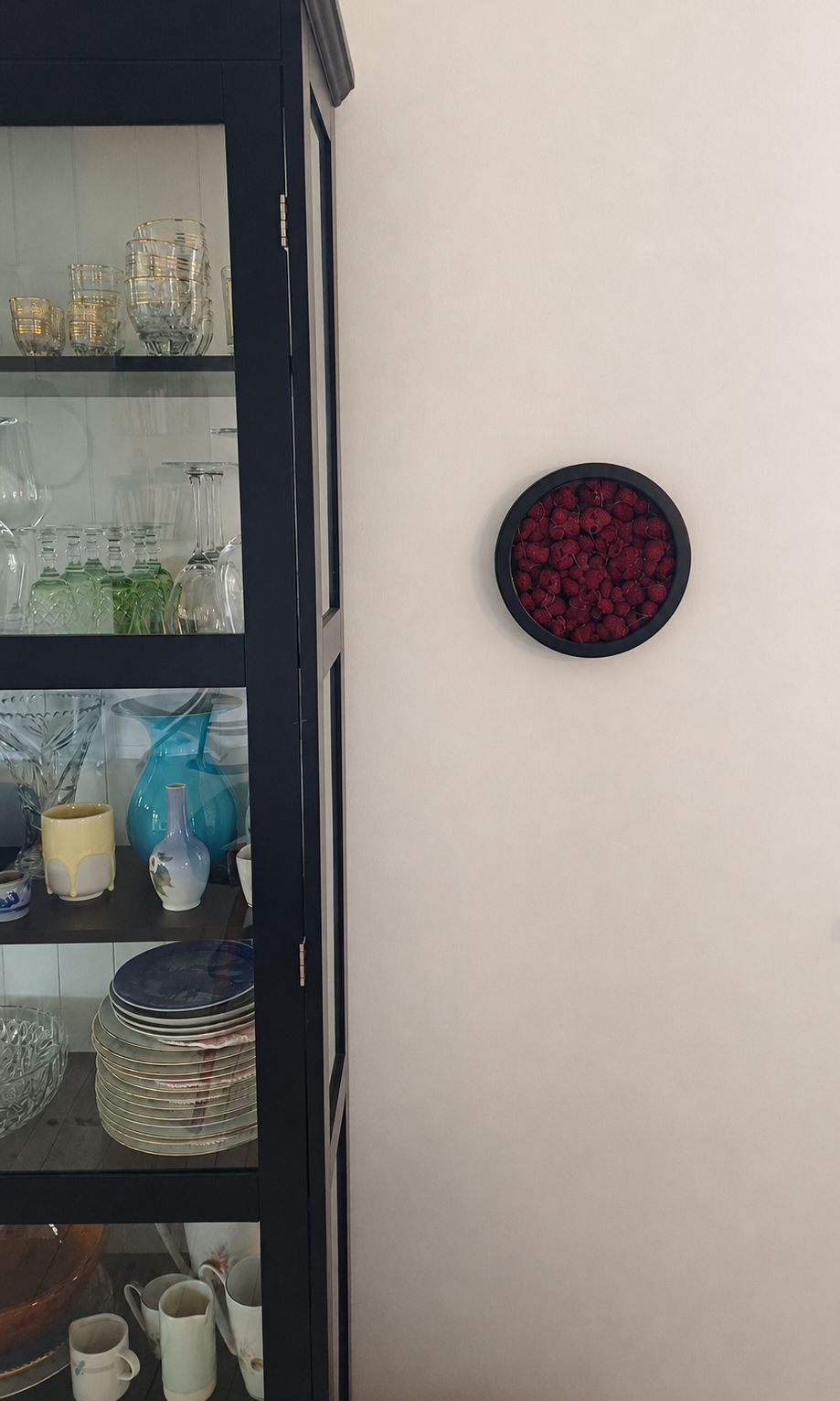 Rund DIY-ramme med plexiplade – 3D-printet, Ø 25 cm